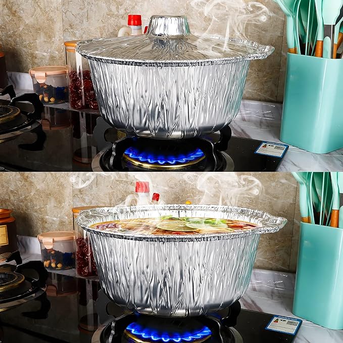 Aluminum Pot With Lids 4 Quart