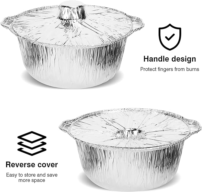 Aluminum Pot With Lids 4 Quart