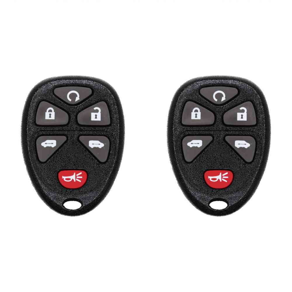 Car Key Fob Keyless Entry Remote for Buick Terraza 2007 FCC KOBGT04A Part Number 15114376 Pack of 2