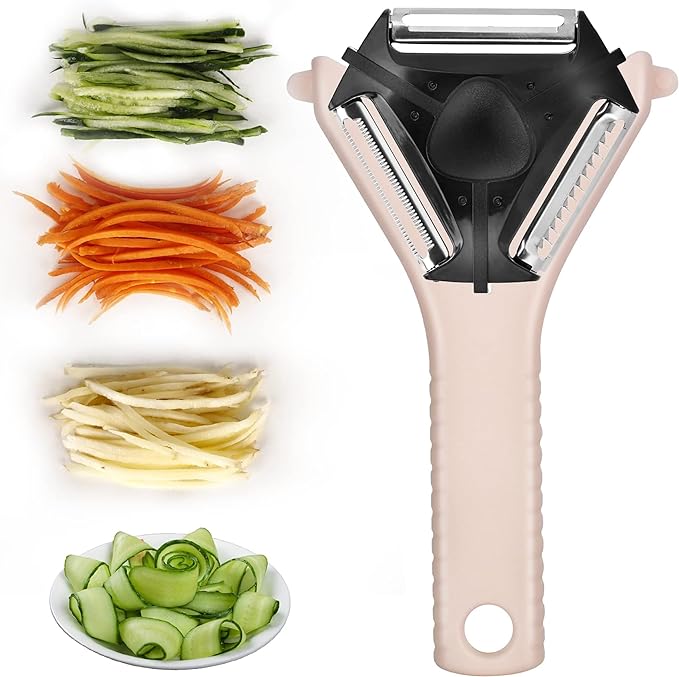 3 In 1 Stainless Steel Kitchen Multifunction Peeler