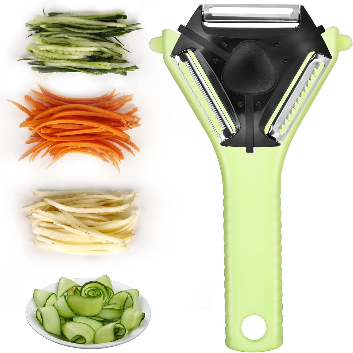 3 In 1 Stainless Steel Kitchen Multifunction Peeler