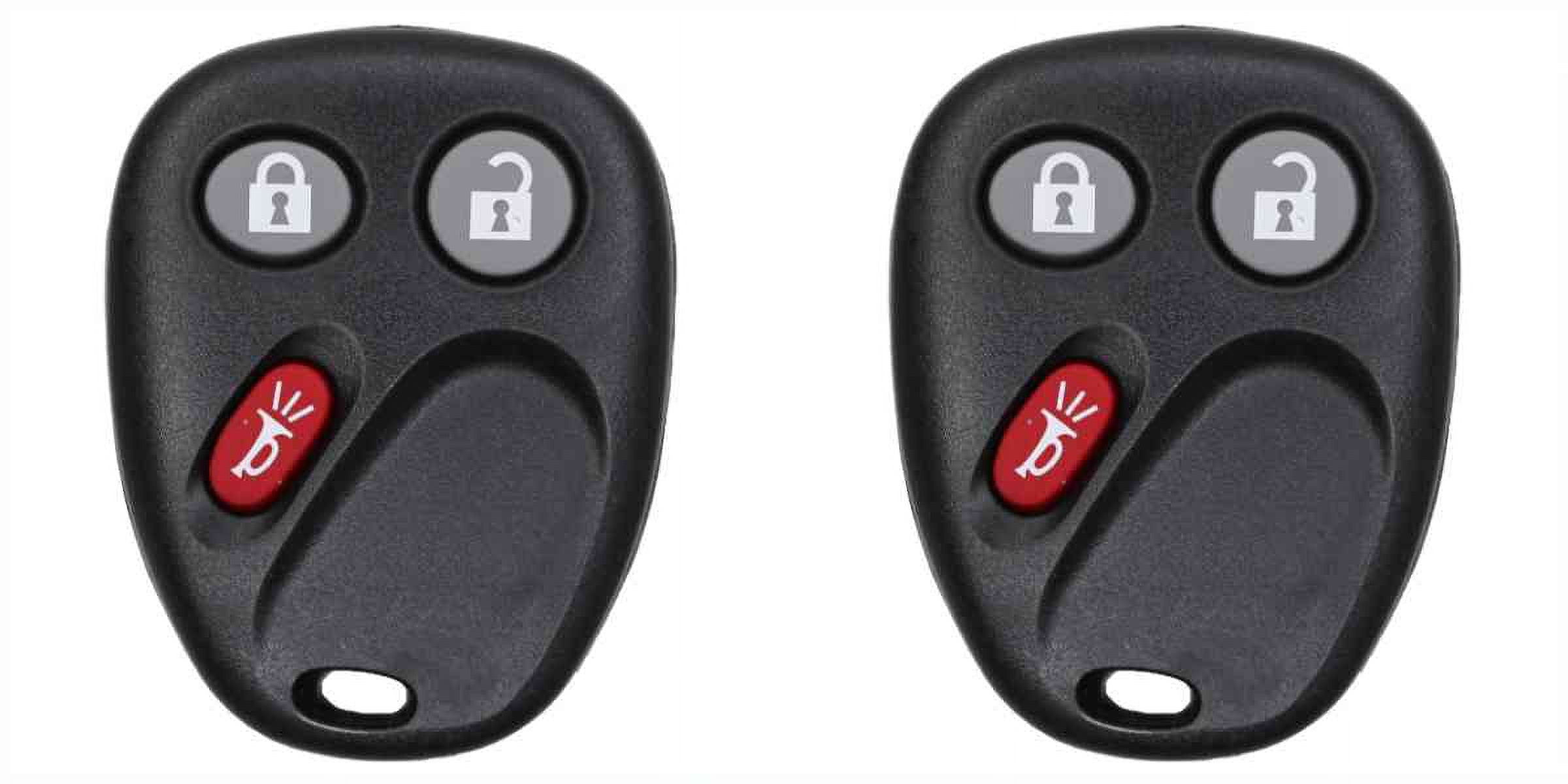 Eye4Techs Car Key Fob Keyless Entry Remote for Isuzu Ascender 2004 FCC MYT3X6898B Part Number 15008008 15008009 - 2 Pack