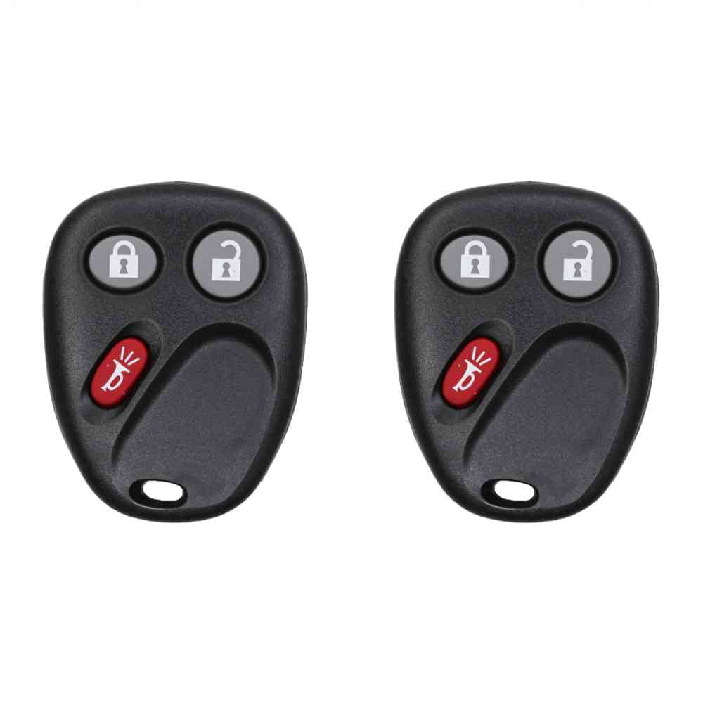 Eye4Techs Car Key Fob Keyless Entry Remote for GMC Envoy 2008 FCC MYT3X6898B Part Number 15008008  15008009 Pack of 2