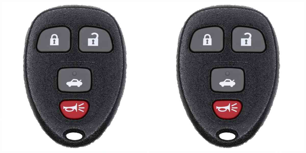 Eye4Techs Car Key Fob Keyless Entry Remote for Buick LaCrosse 2007 FCC KOBGT04A Part Number 15252034 - 2 Pack