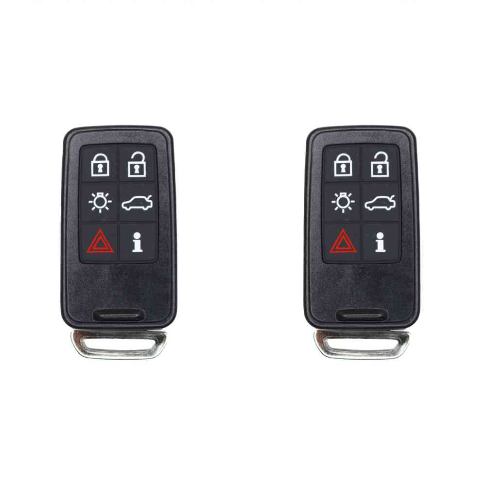 Replacement Smart Key Fob for Volvo S80 2015 FCC KR55WK49266 Part Number 30659502   30659495  30659496 Pack of 2