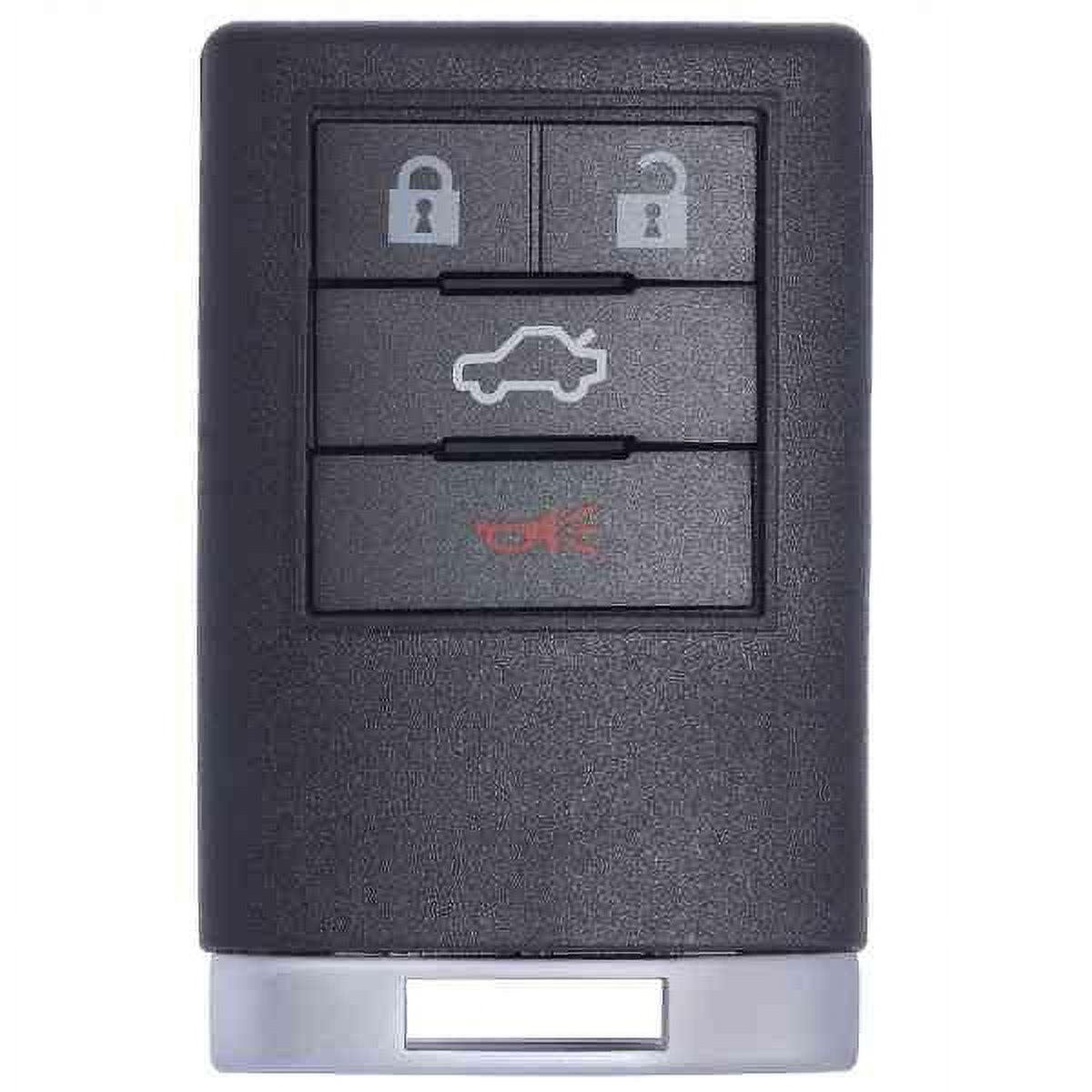 Eye4Techs Car Key Fob Keyless Entry Remote for Cadillac CTS 2011 FCC OUC6000066 Part Number 22889449 22889450