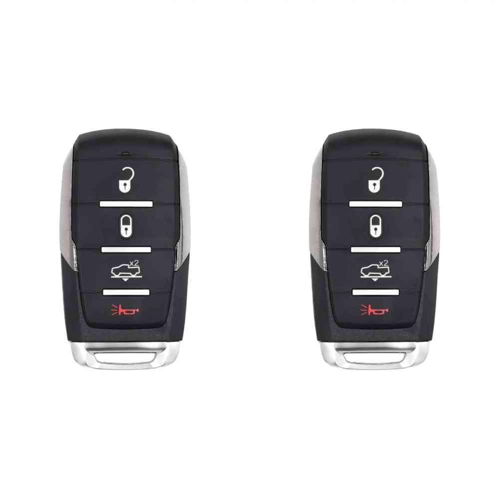 Replacement Smart Key Fob for RAM 1500 Lone Star 2019-2024 FCC OHT-4882056  OHT4882056 Part Number 68584152  68584152AA Pack of 2