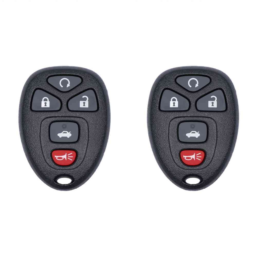 Eye4Techs Car Key Fob Keyless Entry Remote for Chevrolet Impala 2006 FCC OUC60270  OUC60221 Part Number 10337867  15912860  20935331  22952176 Pack of 2
