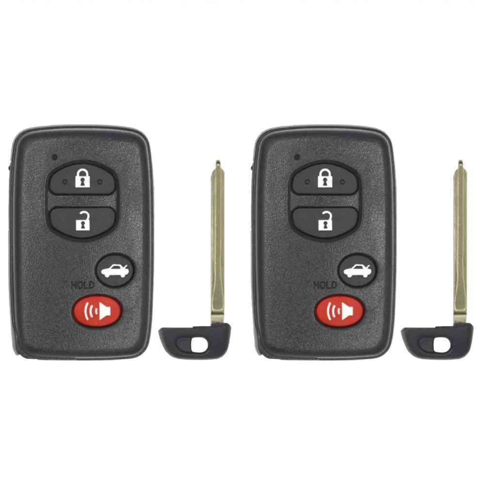 Replcament Smart Key Fob for Toyota Corolla 2013 FCC HYQ14AAB E Board Part Number 89904-06131 89904-06130 89904-06070 Pack of 2