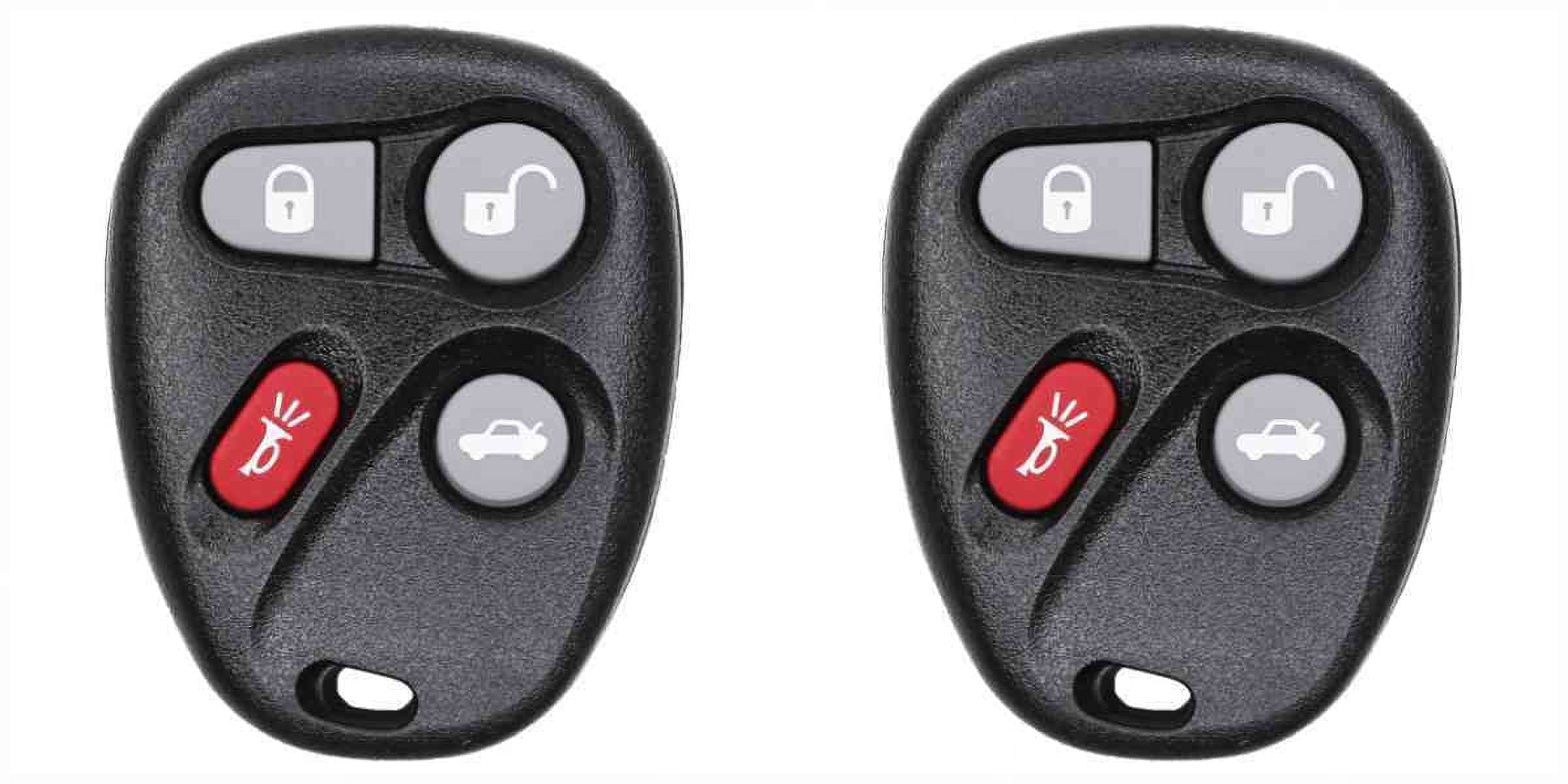 Eye4Techs Car Key Fob Keyless Entry Remote for Pontiac Sunfire 2002 FCC L2C0005T Part Number 16263074 Pack of 2