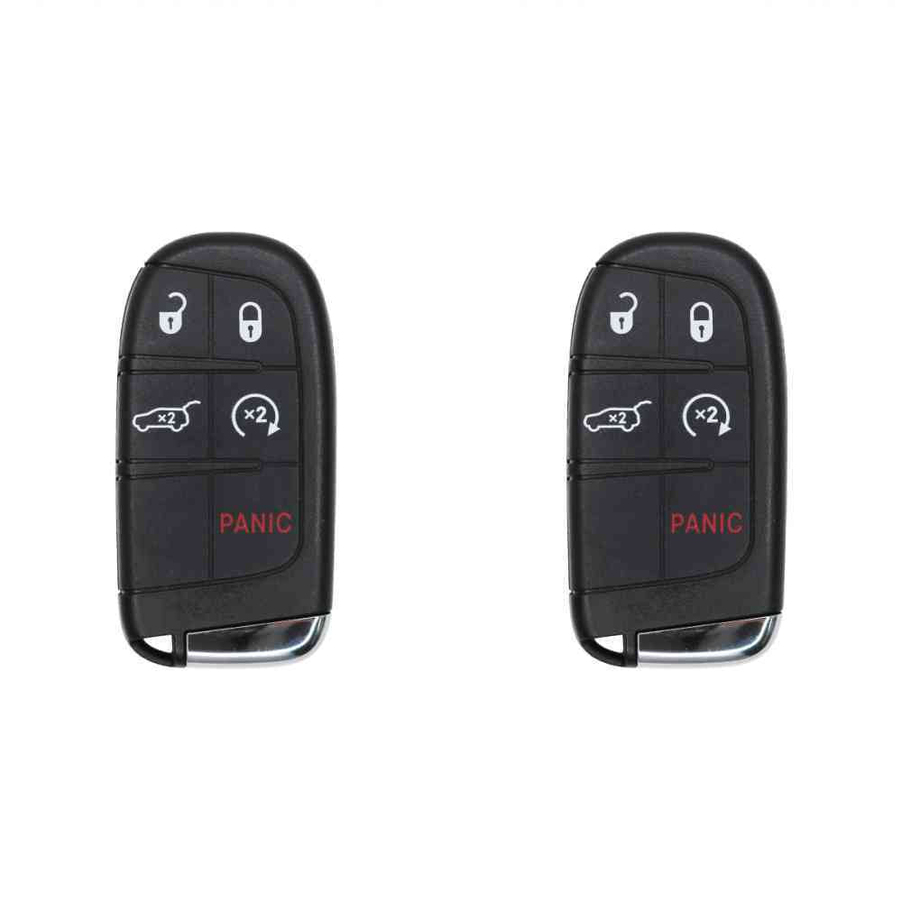 Replcament Smart Key Fob for Dodge Durango 2014 FCC M3N-40821302 M3N40821302 Part Number 68150061 68150061AC 68150061AB 68143505 Pack of 2