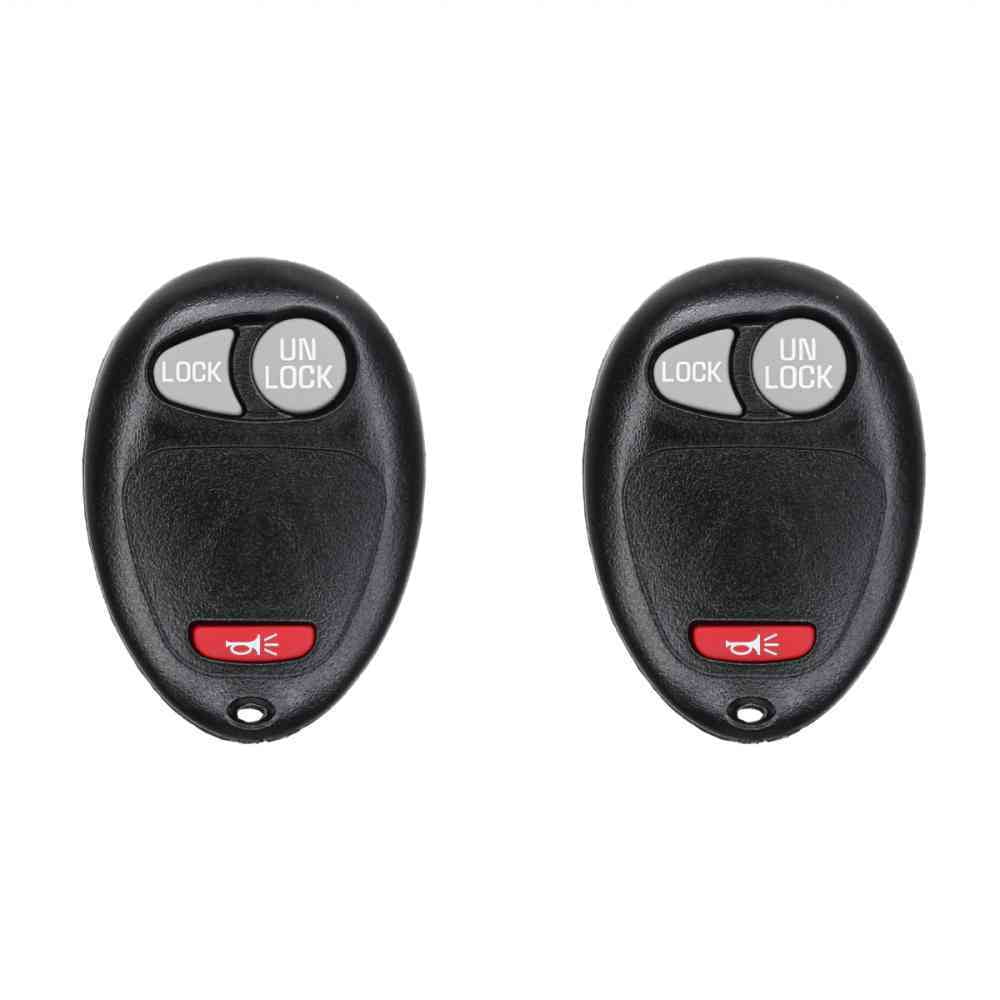 Car Key Fob Keyless Entry Remote for Hummer H3 2007 FCC L2C0007T Part Number 10335583  10335582-88 Pack of 2