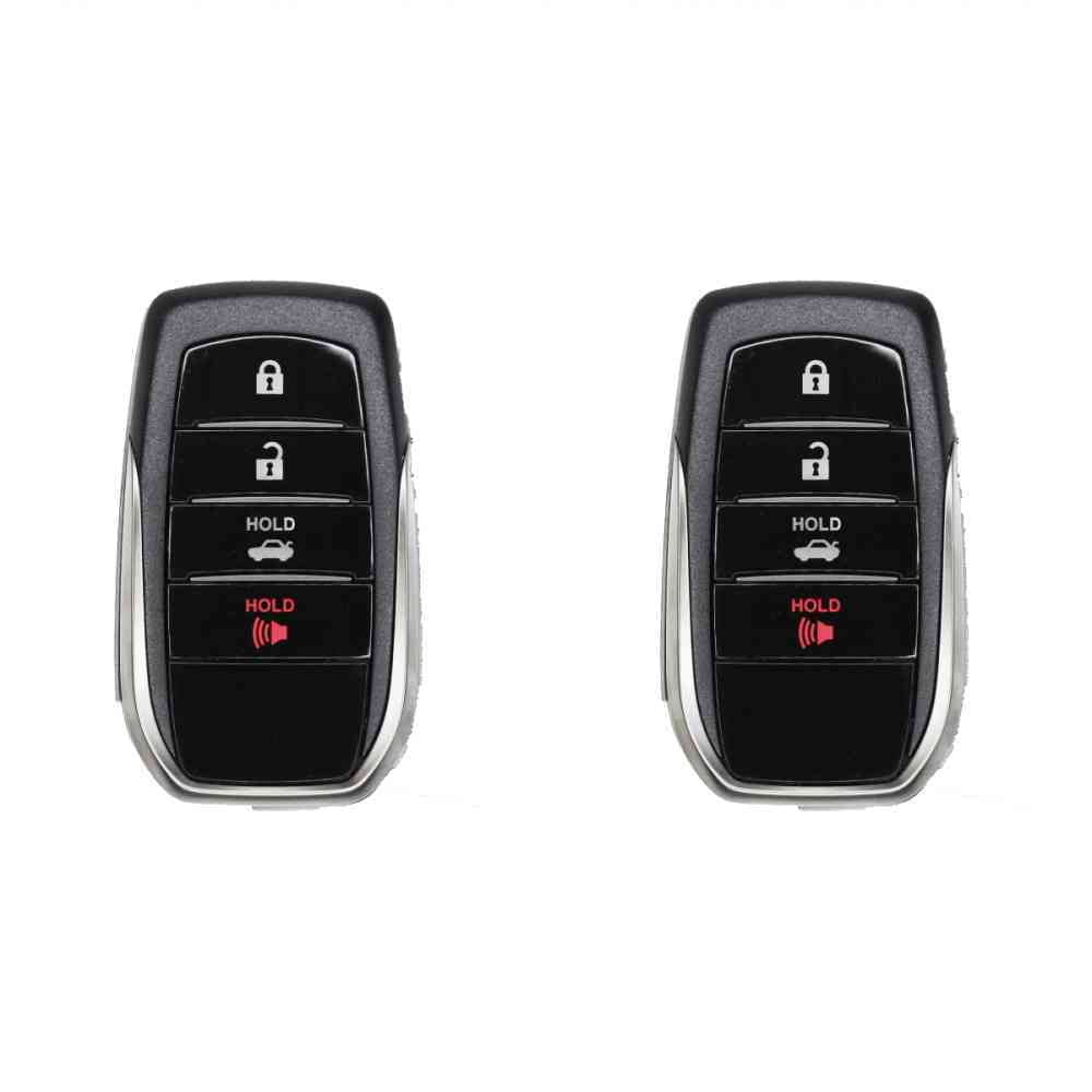 Replcament Smart Key Fob for Toyota Mirai 2017 FCC HYQ14FBA Part Number 89904-62020 8990462020 Pack of 2