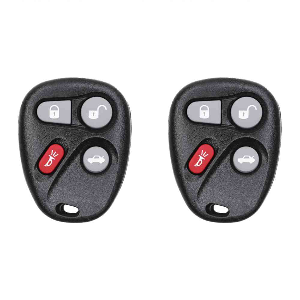 Eye4Techs Car Key Fob Keyless Entry Remote for Chevrolet Malibu 2001 FCC KOBLEAR1XT Part Number 25695954  25695955 Pack of 2