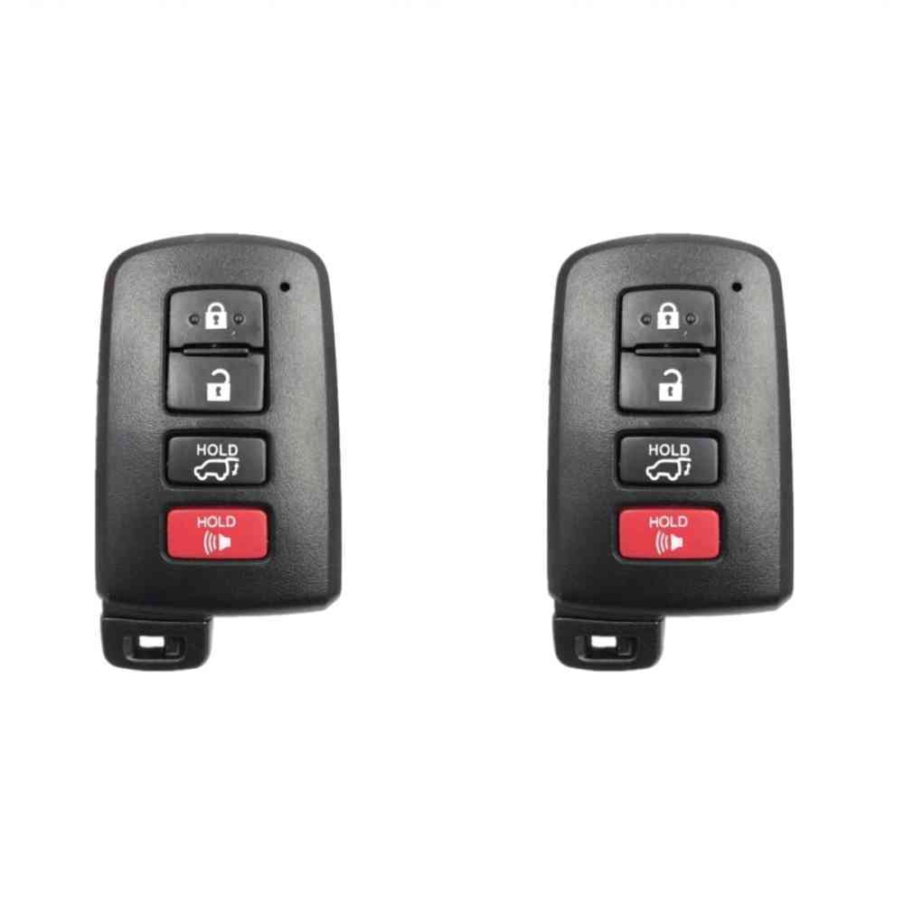 Replcament Smart Key Fob for Toyota Highlander 2014-2019 FCC HYQ14FBA Part Number 89904-0E121 899040E121 89904-0E120 899040E120 Pack of 2