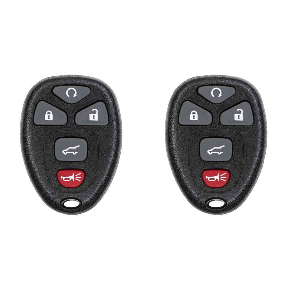 Eye4Techs Car Key Fob Keyless Entry Remote for 2007-2014 Tahoe FCC OUC60270 OUC60221 Part Number 22936101 15913415 20869053 22756459 22951059 Pack of 2