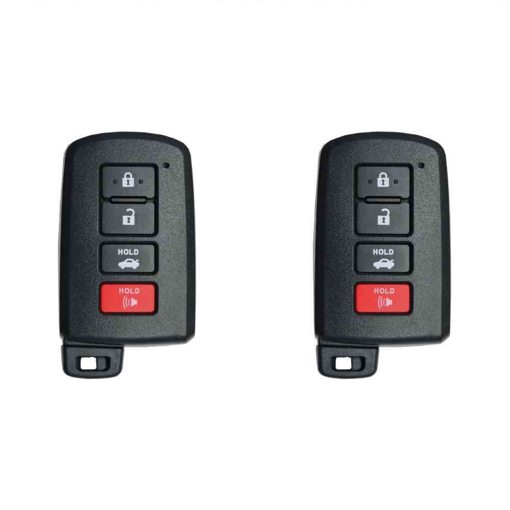Replcament Smart Key Fob for Toyota Avalon 2016 FCC HYQ14FBA Part Number 89904-06140 8990406140 Pack of 2