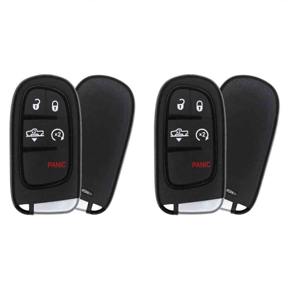 Replcament Smart Key Fob for Ram  2016 FCC GQ4-54T GQ454T 2AOKM-CYV13 Part Number 68159657 68159657AK 68159657AB Pack of 2
