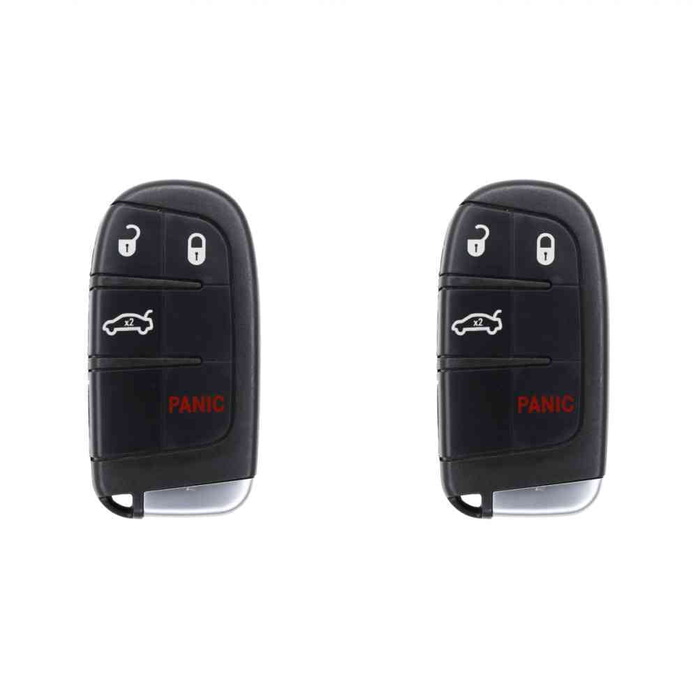 Replcament Smart Key Fob for Chrysler 300 2012 FCC M3N-40821302 M3N40821302 2AOKM-CYV11 Part Number 56046758AA 56046758AF 56046758 68051387AC Pack of 2