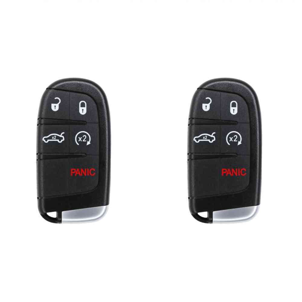 Replcament Smart Key Fob for Dodge Charger 2019 FCC M3M-40821302 M3M40821302 Part Number 68155687 68155687AB 68394191 68394191AA Pack of 2