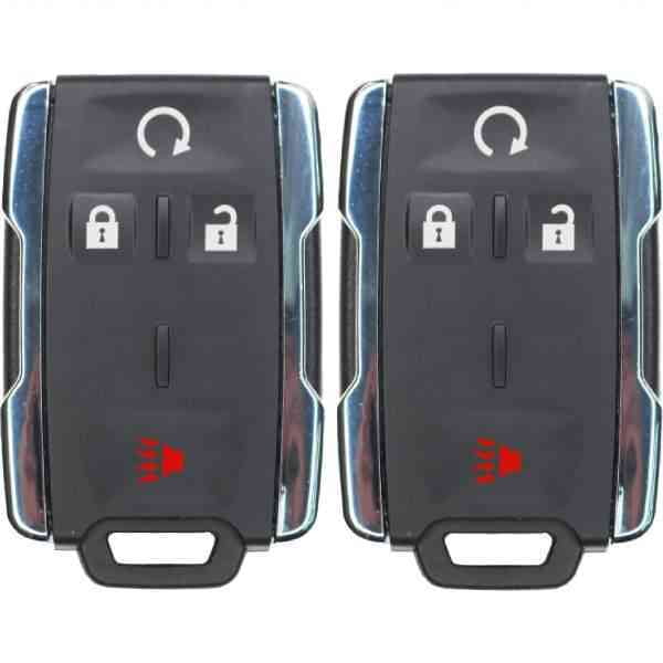 Car Key Fob Keyless Entry Remote for Chevrolet Silverado 2020 FCC M3N-32337200 M3N32337200 Part Number 22881479 Pack of 2