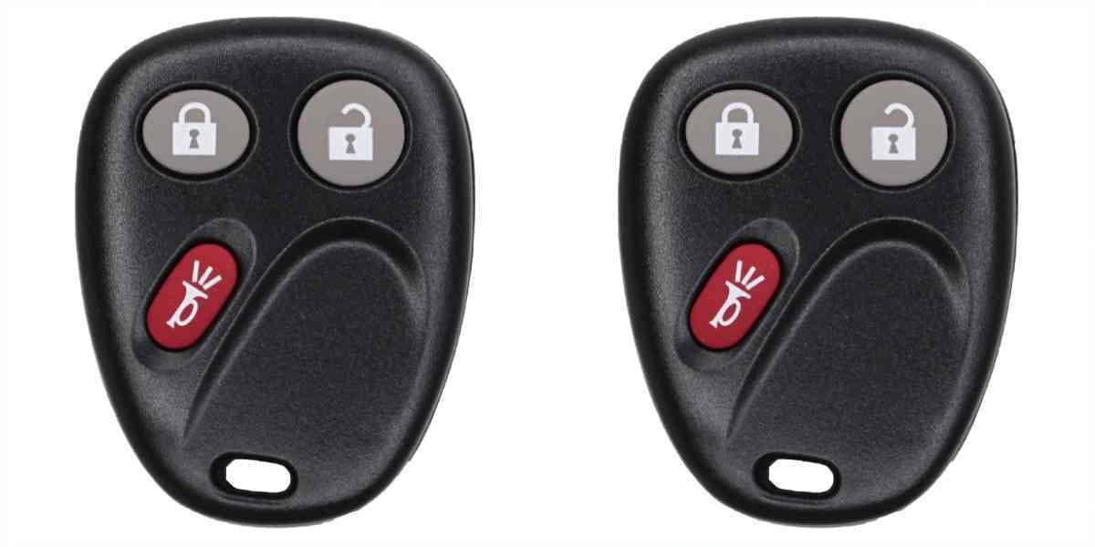 Eye4Techs Car Key Fob Keyless Entry Remote for GMC Yukon 2003 FCC LHJ011 Part Number 21997127 15132197 15132198 10377295 22730827 15186203 2 Pack