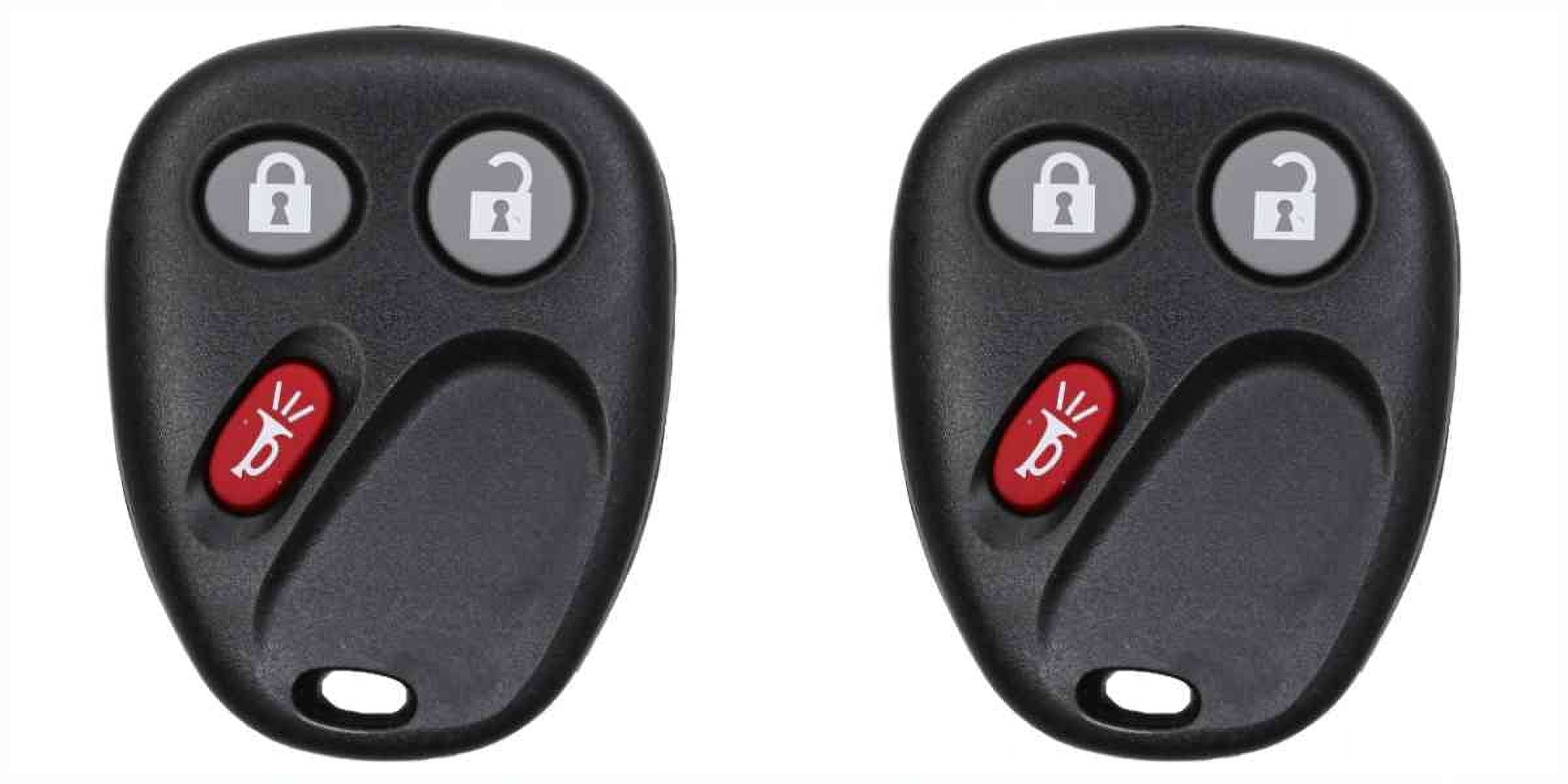 Eye4Techs Car Key Fob Keyless Entry Remote for Oldsmobile Bravada 2002 FCC MYT3X6898B Part Number 15008008 15008009 - 2 Pack