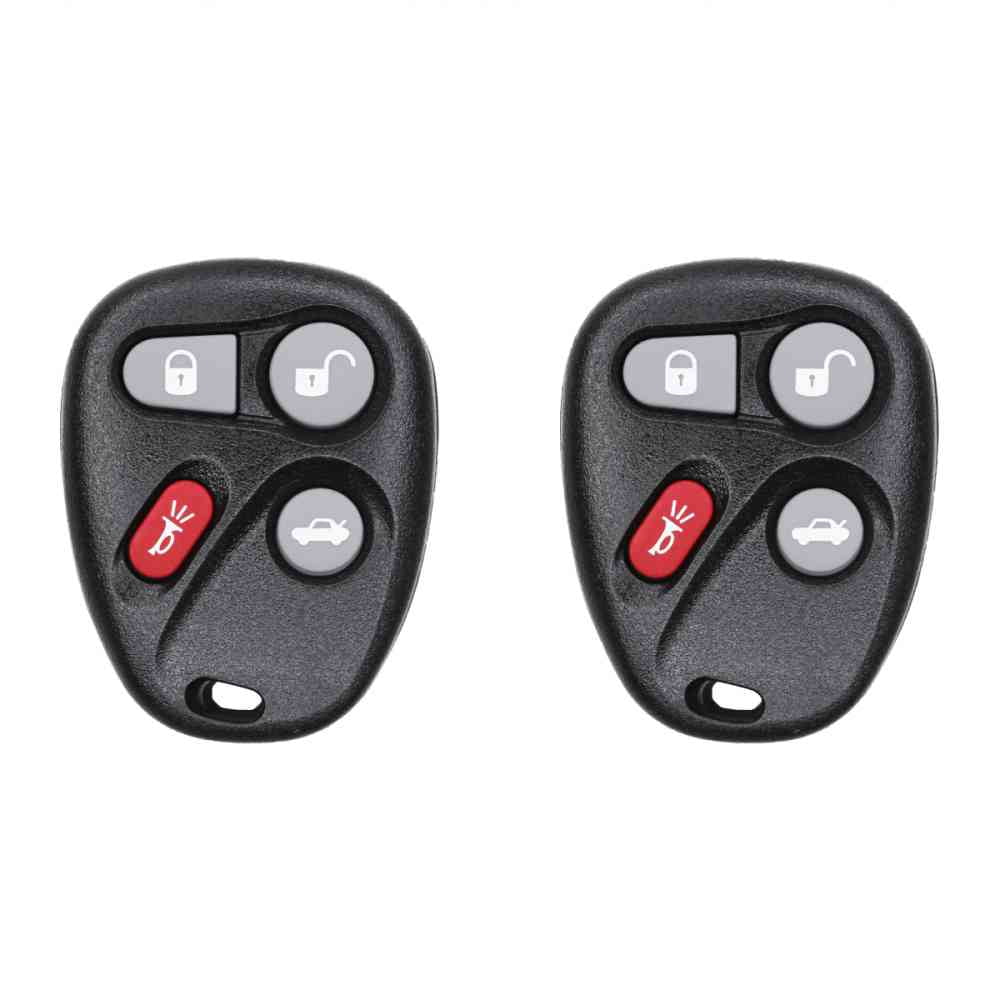 Eye4Techs Car Key Fob Keyless Entry Remote for Buick LeSabre 2002 FCC KOBLEAR1XT Part Number 25695954  25695955 Pack of 2