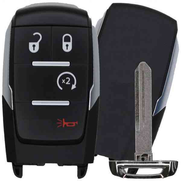 Replcament Smart Key Fob for Ram 2500 3500 4500 5500 models only 2020 FCC GQ4-76T GQ476T Part Number 68547362  68547362AB