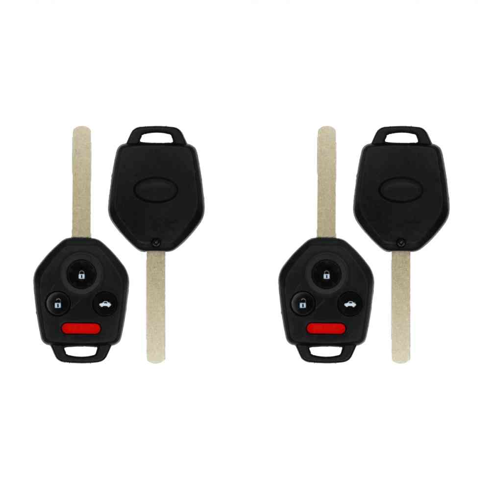 Replacement Keyless Remote Head Key Fob for Subaru Legacy 2014 FCC CWTWBU766 Part Number 57497-AJ00A 57497AJ00A Pack of 2
