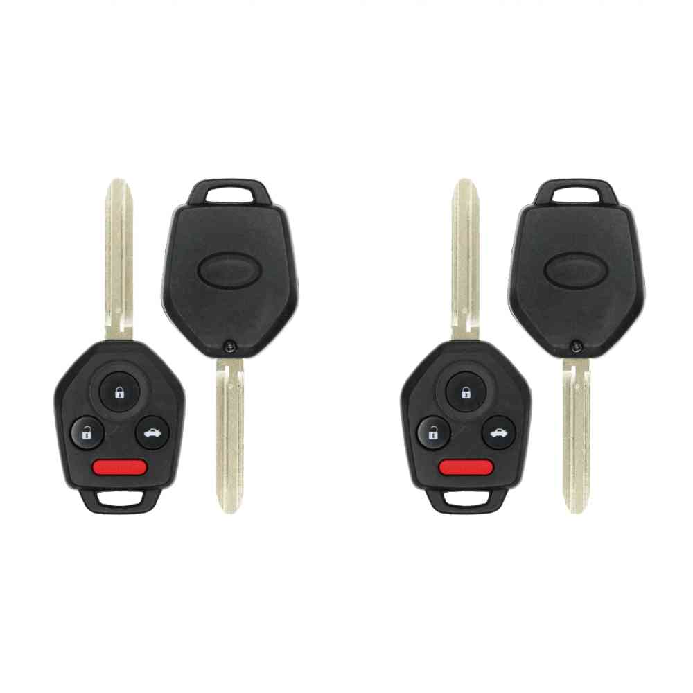 Replacement Keyless Remote Head Key Fob for Subaru Impreza 2012-2016 FCC CWTWBU766 Part Number 57497-FJ031  57497FJ031 Pack of 2