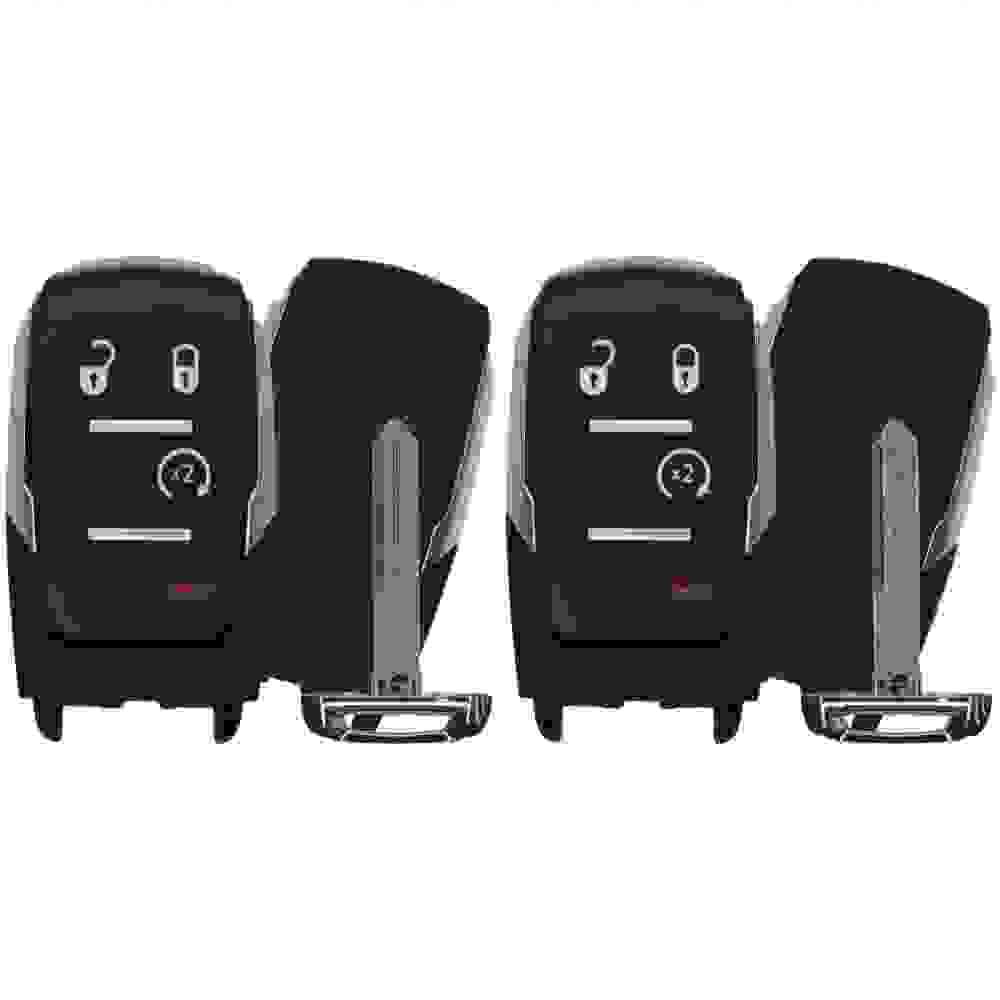 Replcament Smart Key Fob for RAM 2500 3500 4500 5500 Big Horn Laramie Laramie Longhorn Limited Lone Star Power Wagon Tradesman 2022 FCC GQ4-76T GQ476T Part Number 68547362  68547362AB Pack of 2