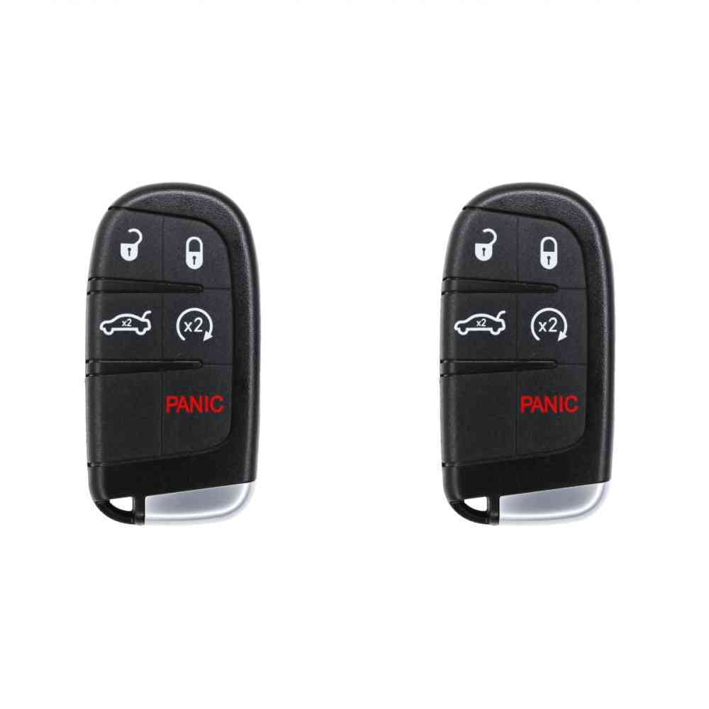 Replcament Smart Key Fob for Chrysler 200 2017 FCC M3M-40821302 M3M40821302 Part Number 68155687 68155687AB 68394191 68394191AA Pack of 2
