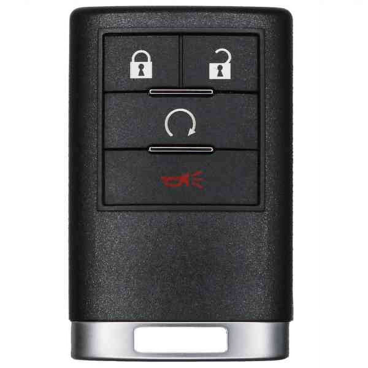 Eye4Techs Car Key Fob Keyless Entry Remote for Cadillac Escalade 2013 FCC OUC6000066 Part Number 22756463  22756464