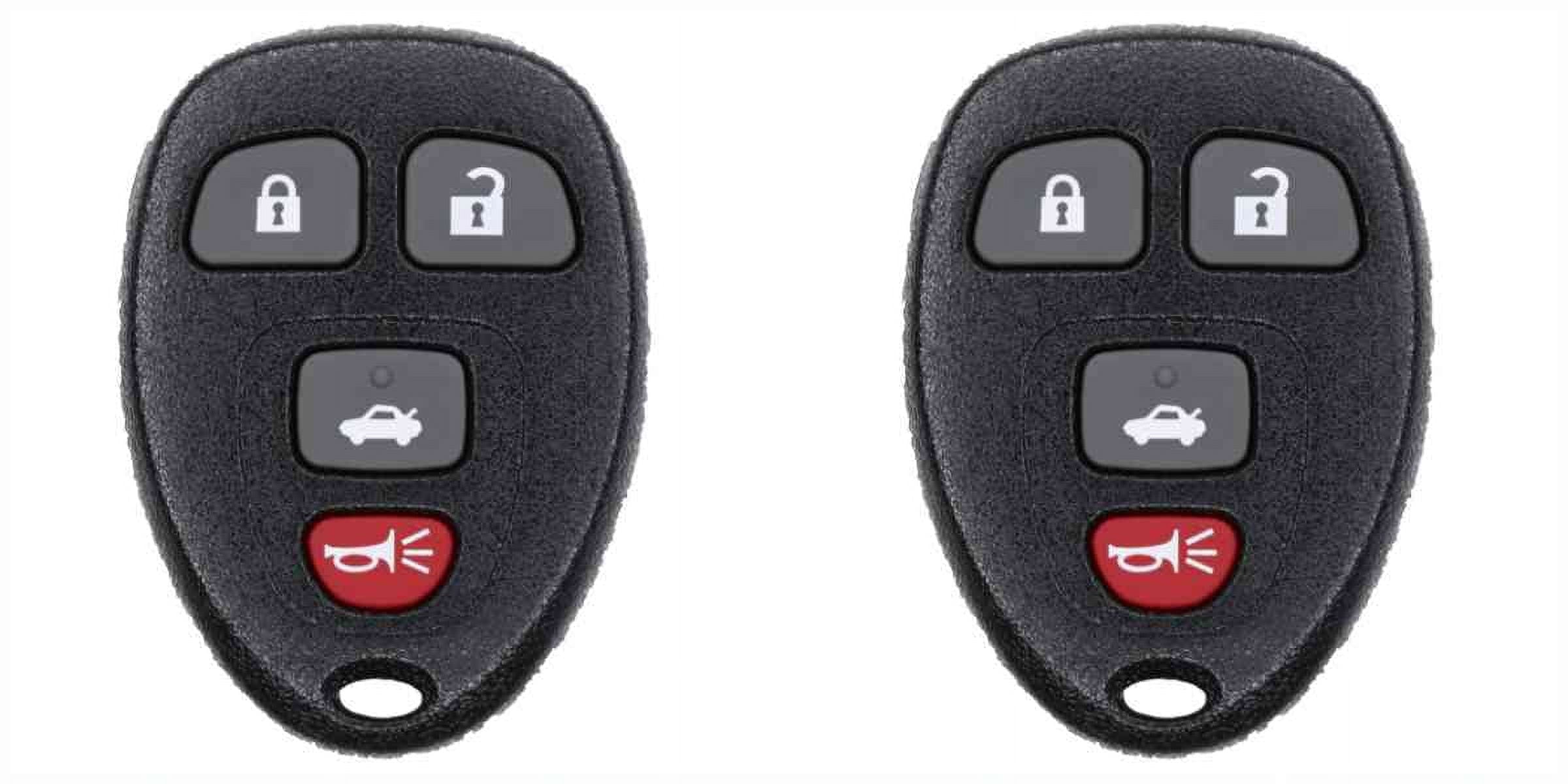 Eye4Techs Car Key Fob Keyless Entry Remote for GMC Savana 2012 FCC OUC60270 OUC60221 Part Number 15913421 20868672 20952474 - 2 Pack