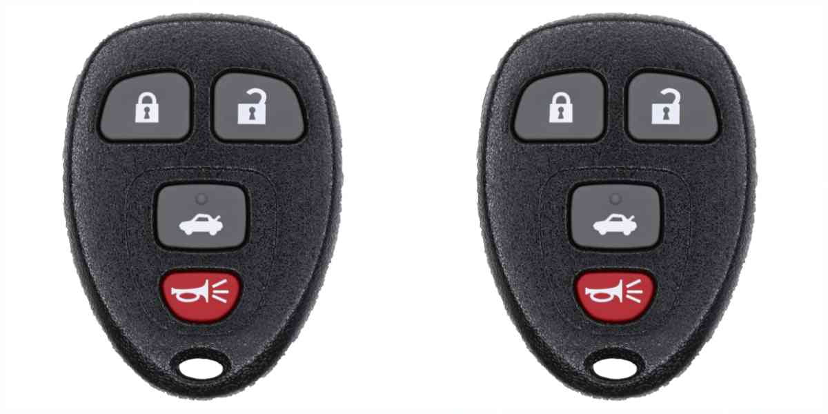 Eye4Techs Car Key Fob Keyless Entry Remote for Buick LaCrosse 2006-2009 FCC KOBGT04A Part Number 15252034 - 2 Pack