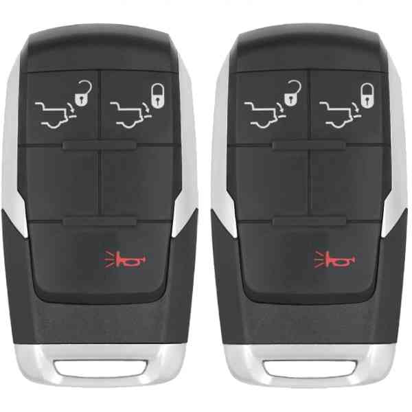 Replacement Smart Key Fob for Ram 2500 2021 FCC GQ4-76T GQ476T Part Number 6838117168381171AC68381171AA68381171A Pack of 2