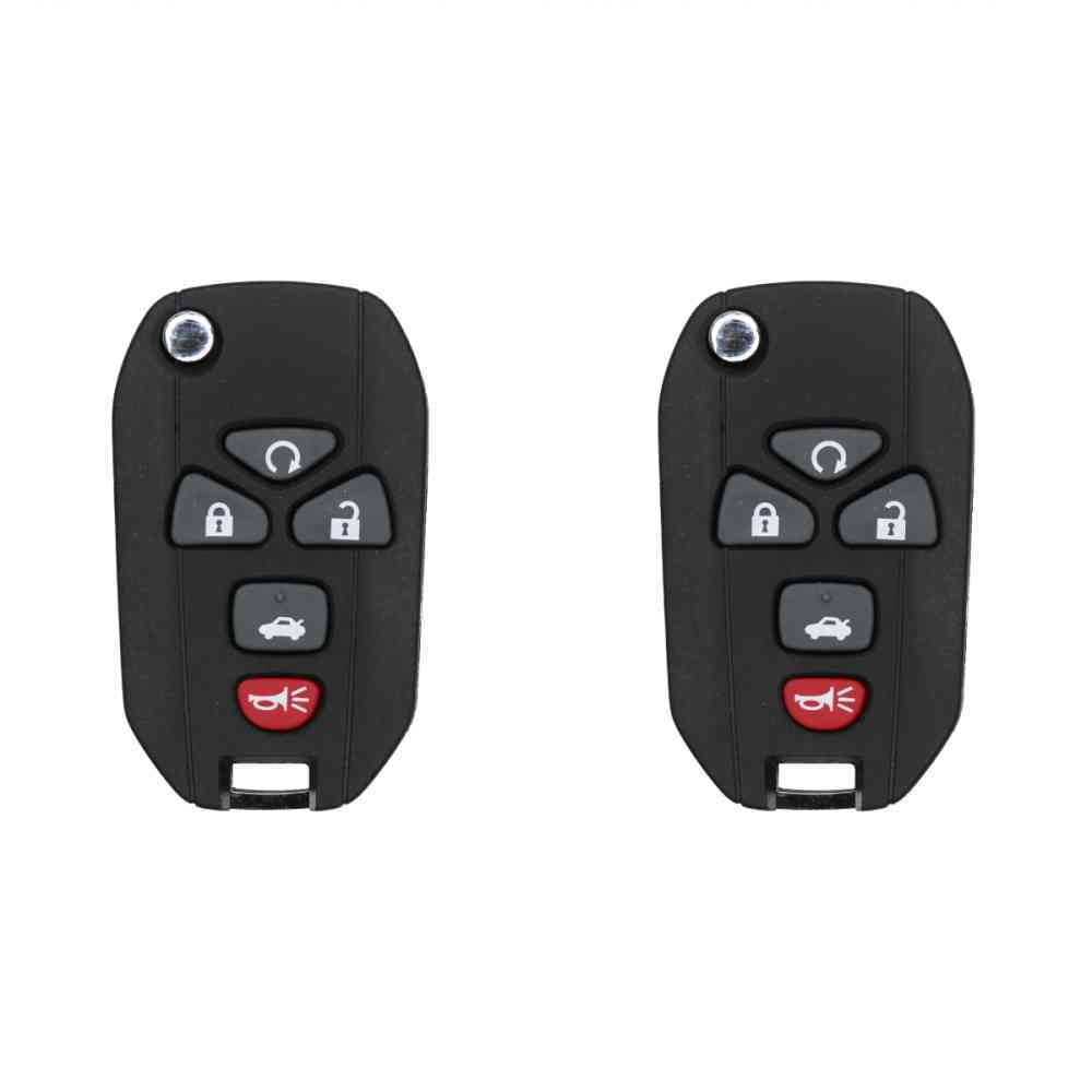Eye4Techs Replacement Flip Key Fob for 2006 Pontiac G6 FCC KOBGT04A Part Number 22733524 Pack of 2