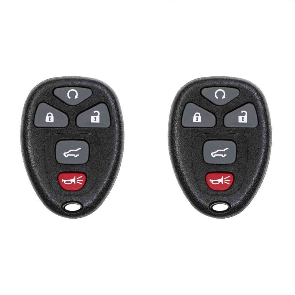 Car Key Fob Keyless Entry Remote for Chevrolet Suburban 2010 FCC OUC60270  OUC60221 Part Number 22936101 15913415  20869053  22756459  22951059  Pack of 2