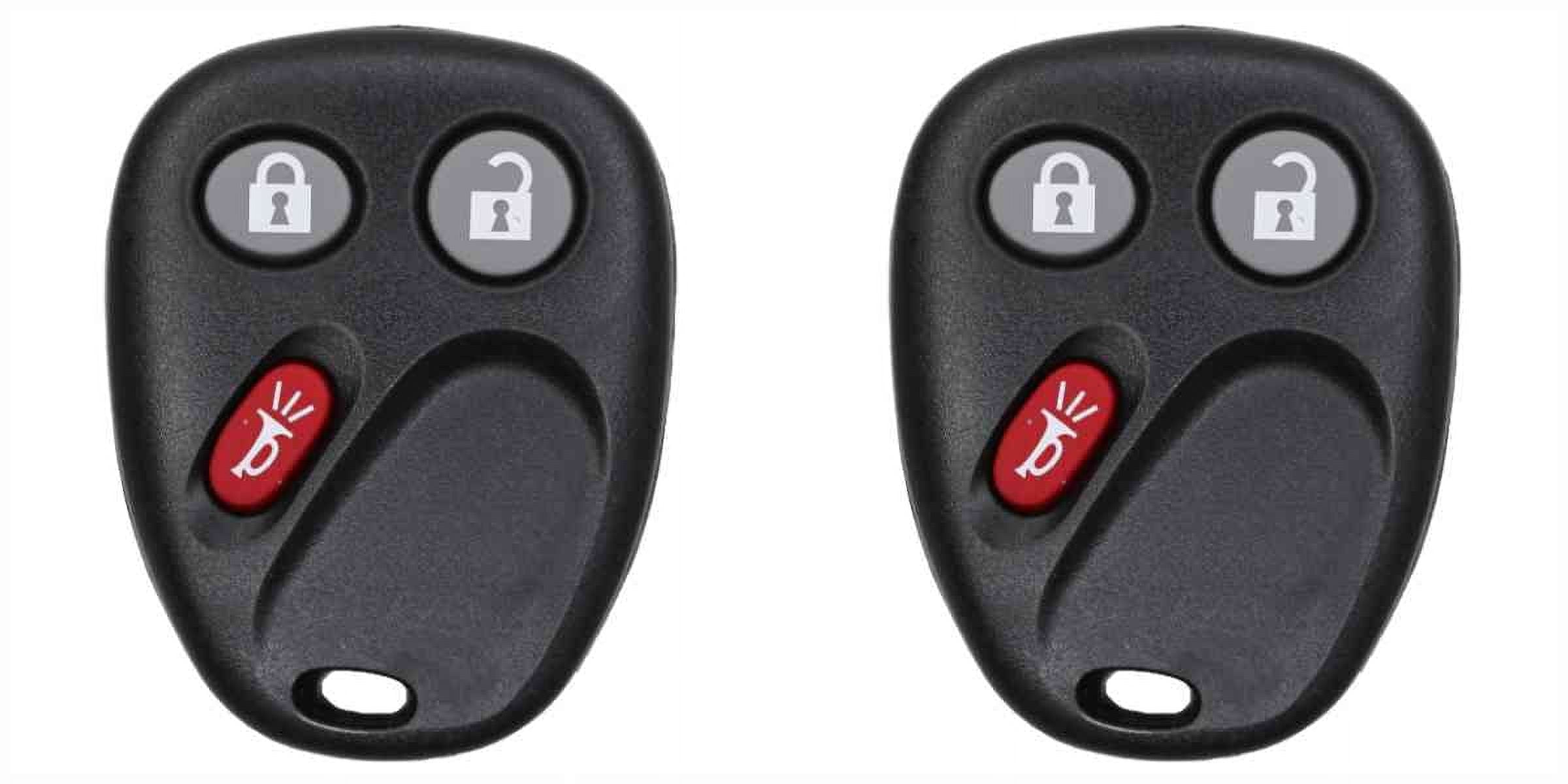Eye4Techs Car Key Fob Keyless Entry Remote for Buick Rainier 2007 FCC MYT3X6898B Part Number 15008008 15008009 - 2 Pack