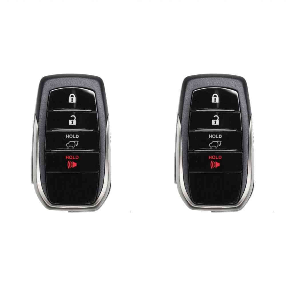 Replcament Smart Key Fob for Toyota Land Cruiser 2018-2019 FCC HYQ14FBA Part Number 89904-60M80 8990460M80 Pack of 2