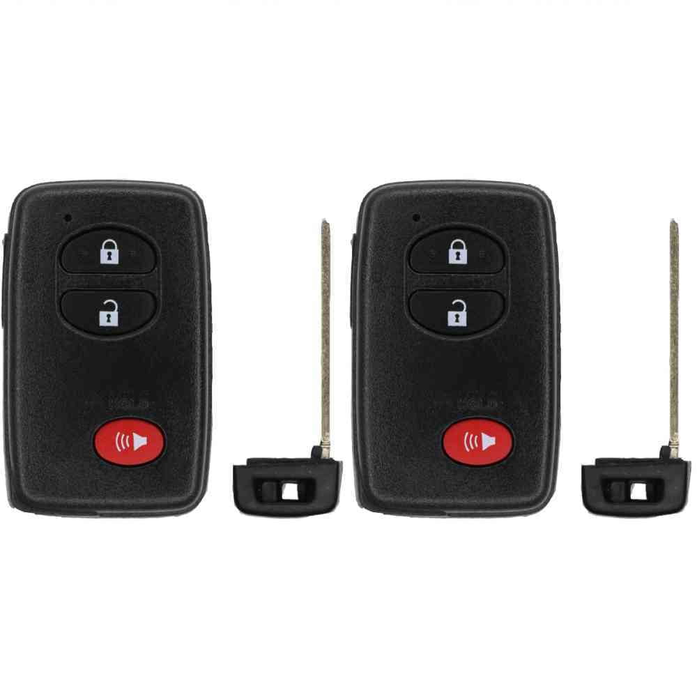 Replcament Smart Key Fob for Toyota RAV4 2012 FCC HYQ14AAB Part Number 89904-48100  89904-06041  89904-07030 Pack of 2